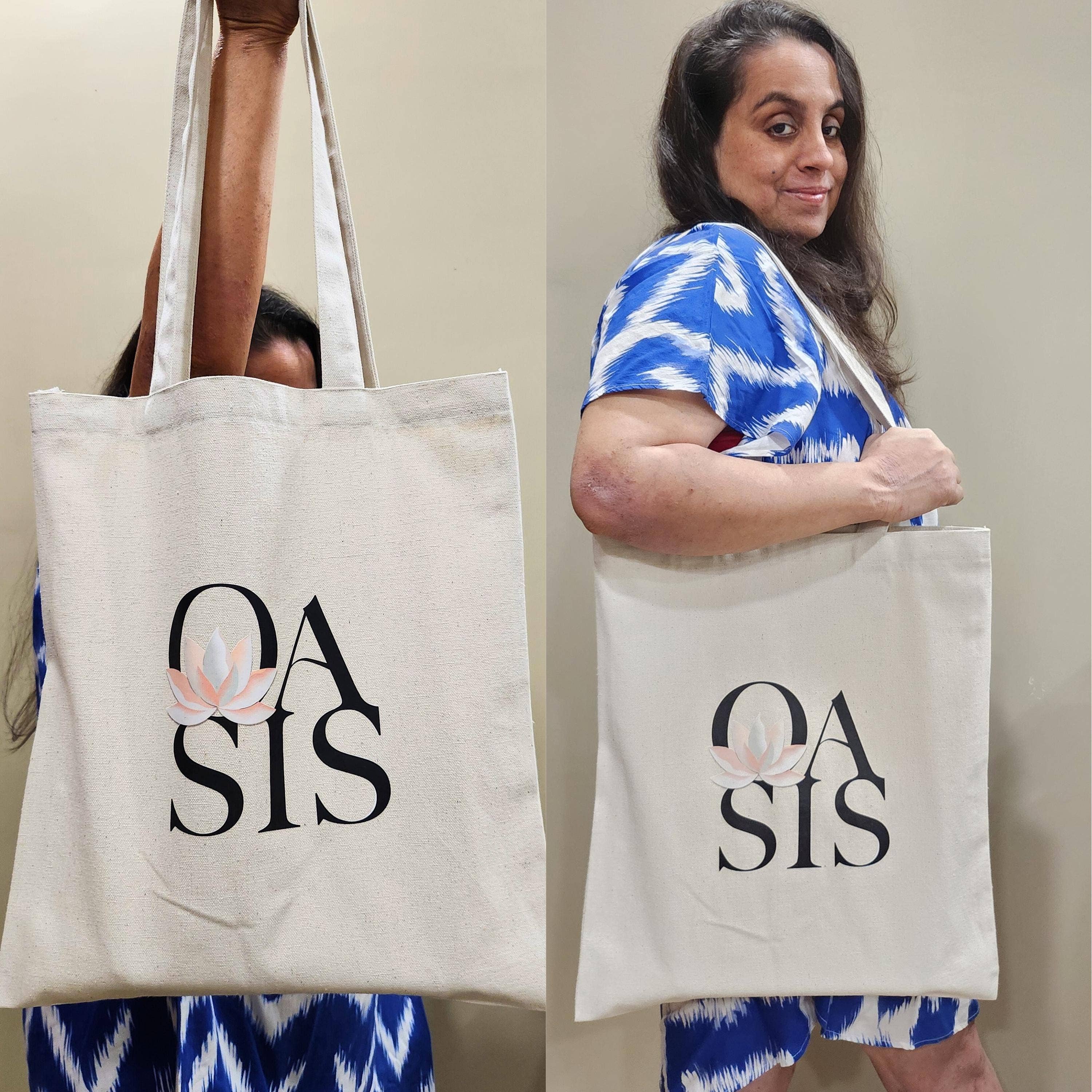 Plain Tote Bag | Eco Canvas Fabric Bag | Unbranded Tote Bag