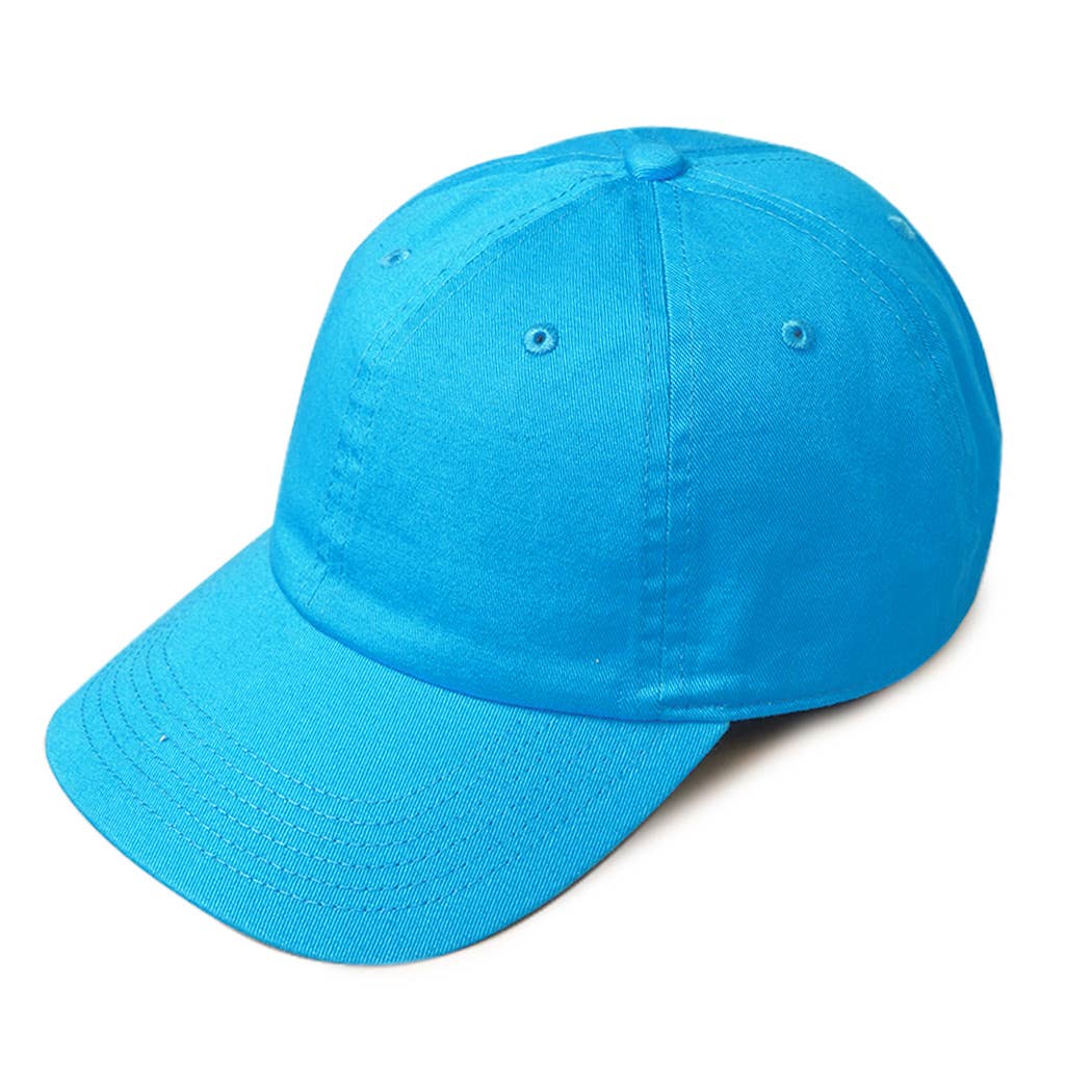 Plain Solid Stone Washed Adjustable Dad Cap