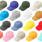 Plain Solid Stone Washed Adjustable Dad Cap
