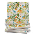 "Sweet Clementine" Tumbled Tile Stone Coaster 4 Pack