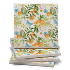 "Sweet Clementine" Tumbled Tile Stone Coaster 4 Pack