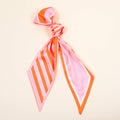 Twirl & Tie Scarf Accessory–Sicily Stripes Pink