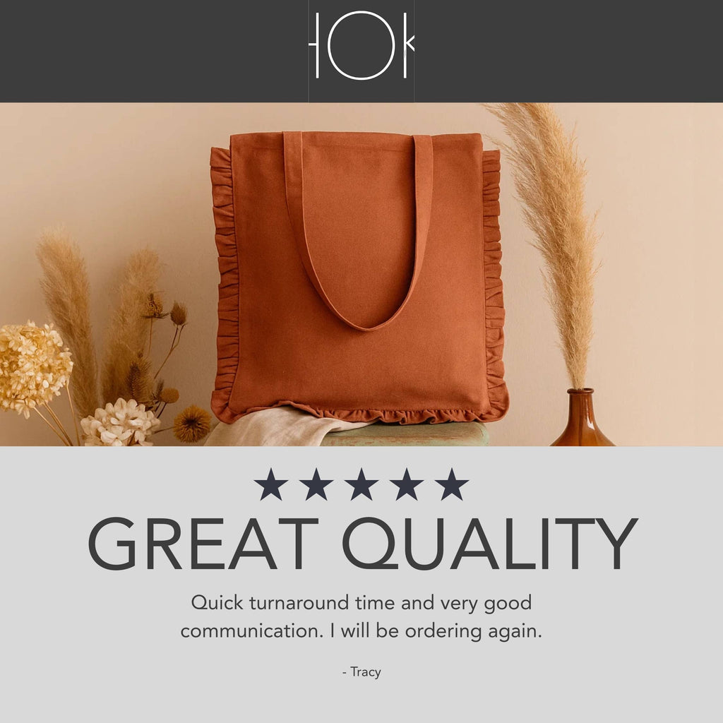 Plain Tote Bag | Eco Canvas Fabric Bag | Unbranded Tote Bag