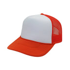 Nissun Classic Trucker Baseball Hats Caps Foam Mesh Blank Solid Two Tone Snapback Adult Youth