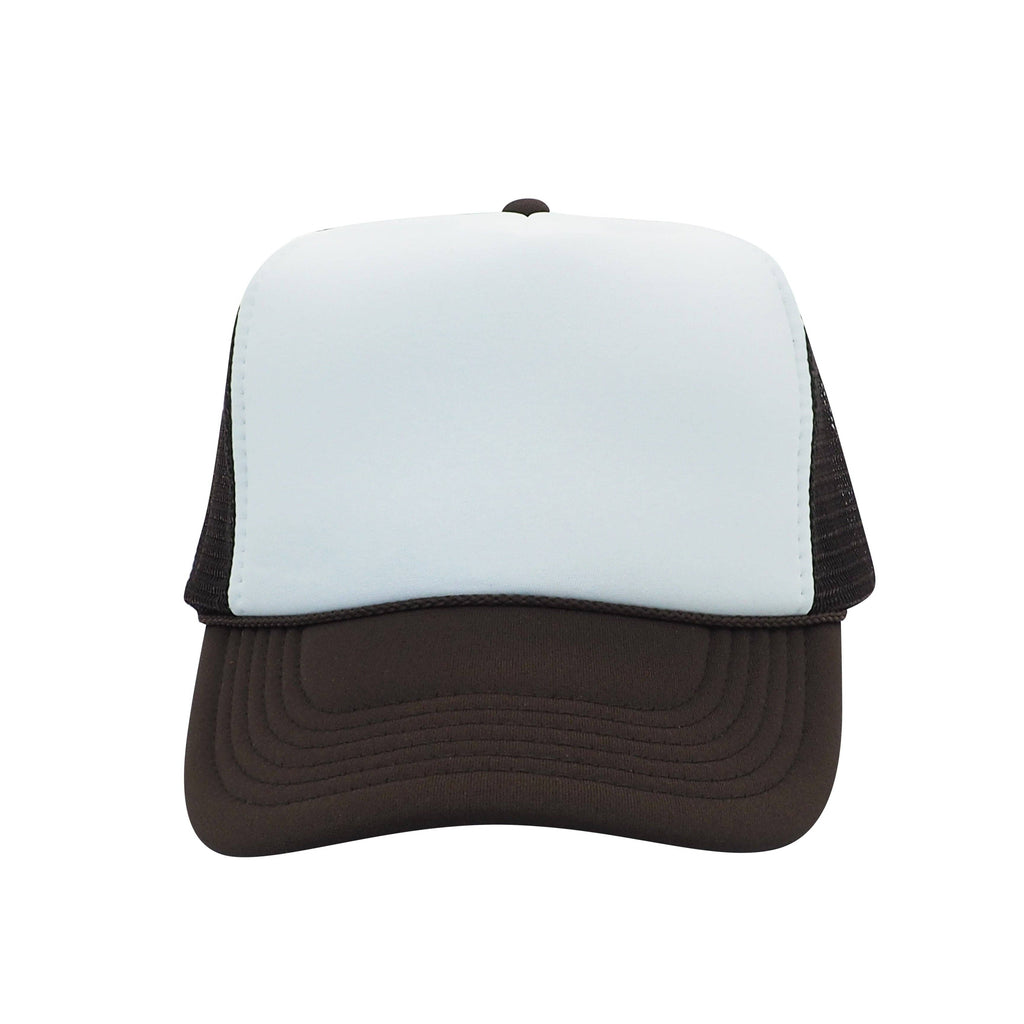 Nissun Classic Trucker Baseball Hats Caps Foam Mesh Blank Solid Two Tone Snapback Adult Youth