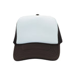 Nissun Classic Trucker Baseball Hats Caps Foam Mesh Blank Solid Two Tone Snapback Adult Youth