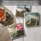 Fine Art "John James Audubon" 4pk Asst. Stone Coasters