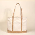 The Signature Canvas Tote Bag–Beige