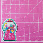 Gumball Machine Embroidery Iron On Patch