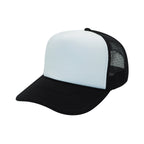 Nissun Classic Trucker Baseball Hats Caps Foam Mesh Blank Solid Two Tone Snapback Adult Youth