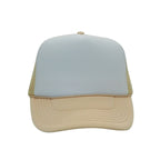 Nissun Classic Trucker Baseball Hats Caps Foam Mesh Blank Solid Two Tone Snapback Adult Youth