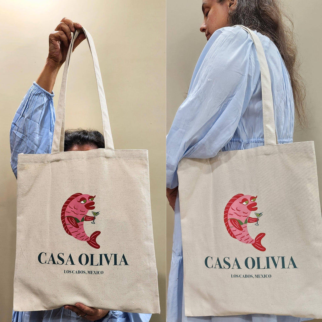 Plain Tote Bag | Eco Canvas Fabric Bag | Unbranded Tote Bag