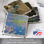 Fine Art "French Impressionists" 4pk Asst. Stone Coasters