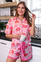 Spotted in Bloom Ruffle Pajama Set