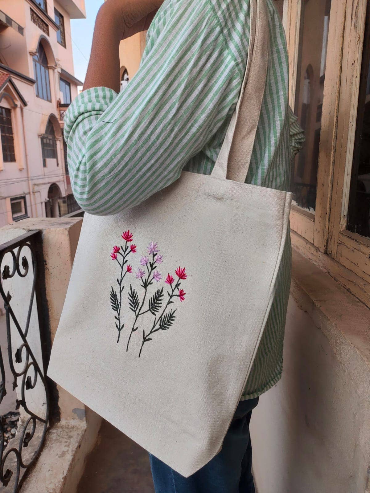 Plain Tote Bag | Eco Canvas Fabric Bag | Unbranded Tote Bag