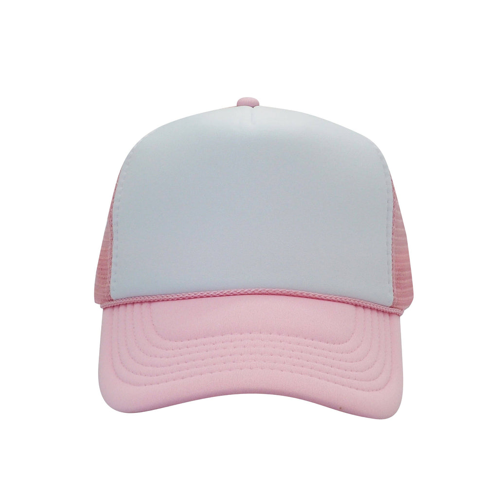 Nissun Classic Trucker Baseball Hats Caps Foam Mesh Blank Solid Two Tone Snapback Adult Youth