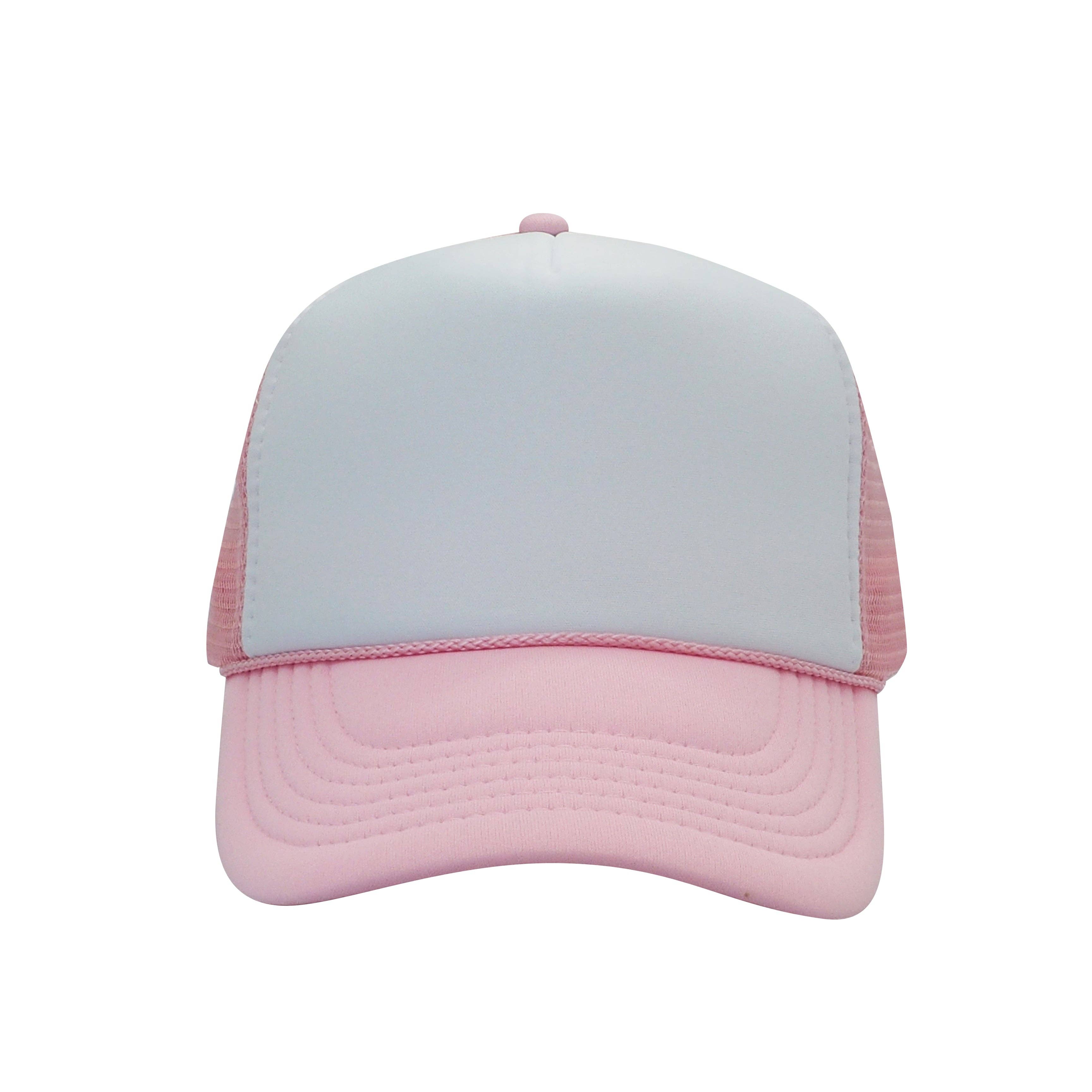 Nissun Classic Trucker Baseball Hats Caps Foam Mesh Blank Solid Two Tone Snapback Adult Youth