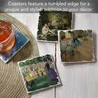 Fine Art "French Impressionists" 4pk Asst. Stone Coasters