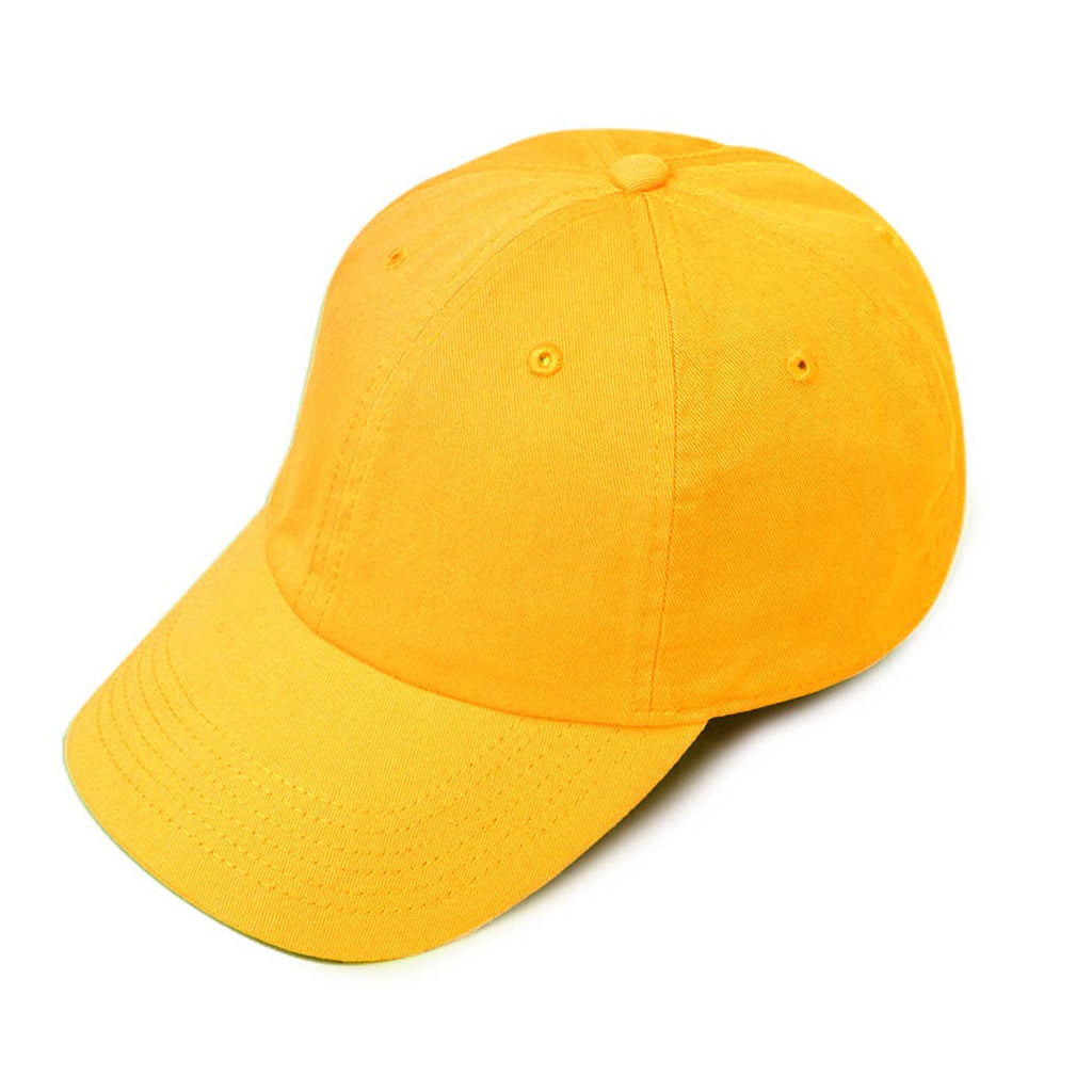 Plain Solid Stone Washed Adjustable Dad Cap
