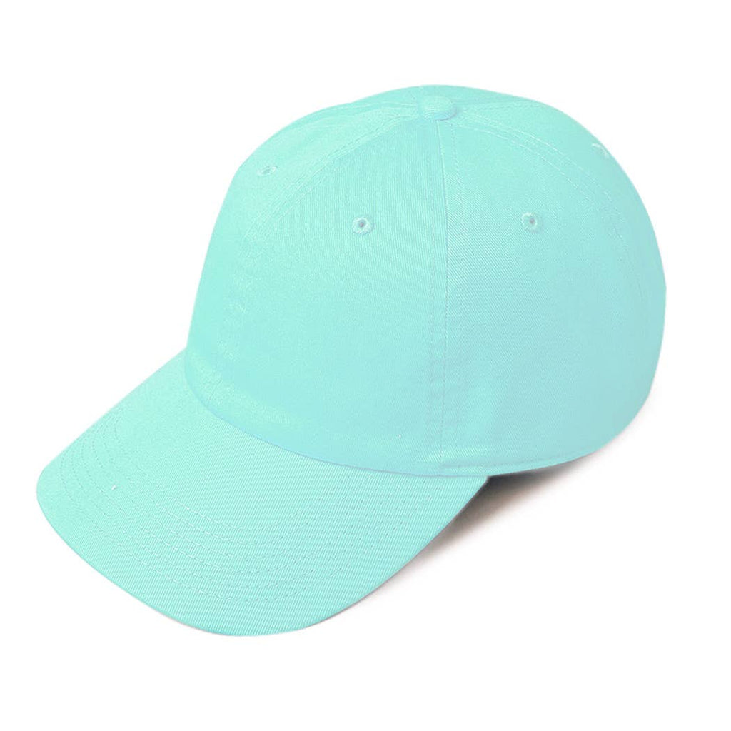 Plain Solid Stone Washed Adjustable Dad Cap