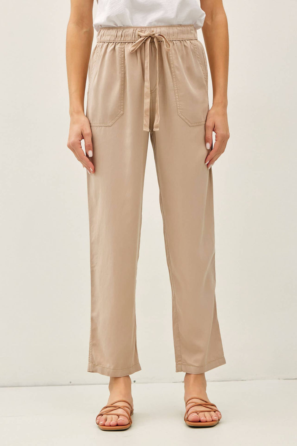 Tencel Ankle Pants