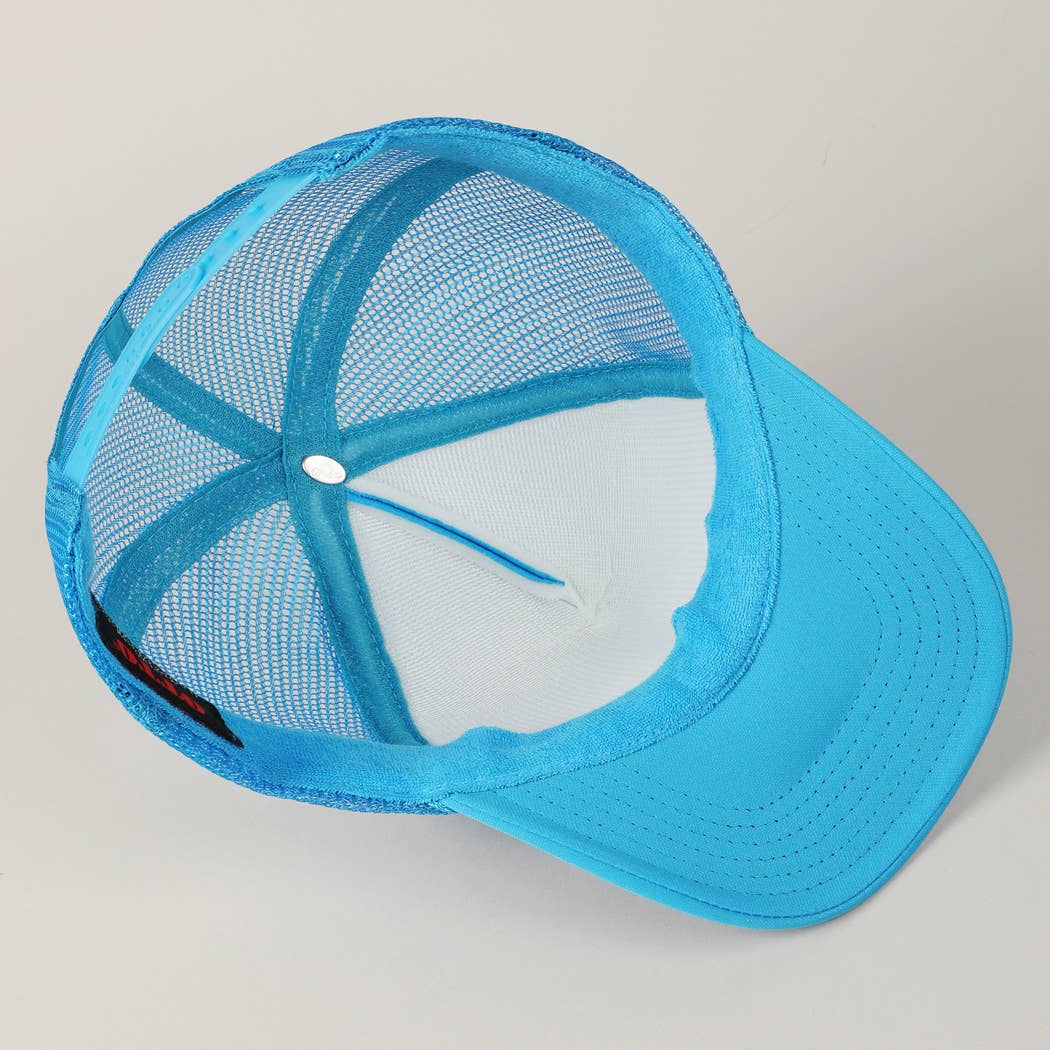 Solid Color OTTO 5-Panel Foam Mesh Back Trucker Hat