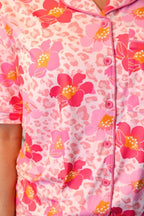 Spotted in Bloom Ruffle Pajama Set