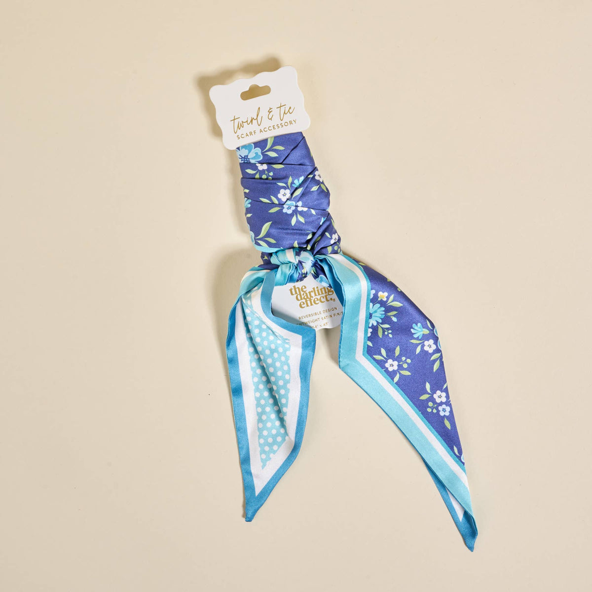 Twirl & Tie Scarf Accessory–Endless Daydream Navy