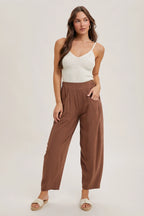 Relaxed Barrel Pants with Pockets Coco