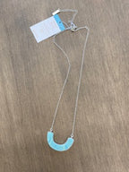 Maui Blue Reversible Cradle Necklace