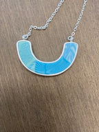 Maui Blue Reversible Cradle Necklace