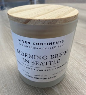 Morning Brew in Seattle Candle