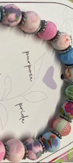 Daughter Bracelet - Handmade Clay Beads