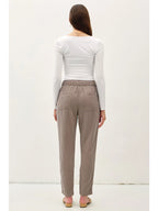 Tencel Tapered Pants Earth Gray