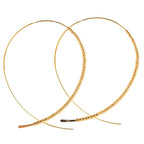 Norah Earrings Gold/Beaded Threader Earrings