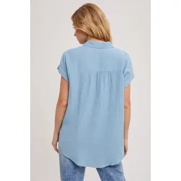 Essential Button Up Cotton Shirt