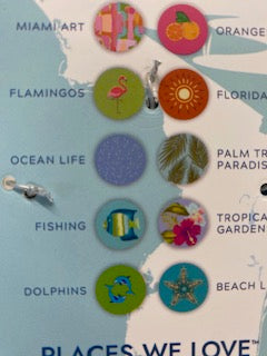 Florida Bracelet - Handmade Clay Beads