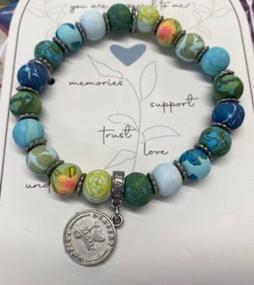 Friend Bracelet - Handmade Clay Beads