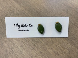 Green Bulbs Earrings