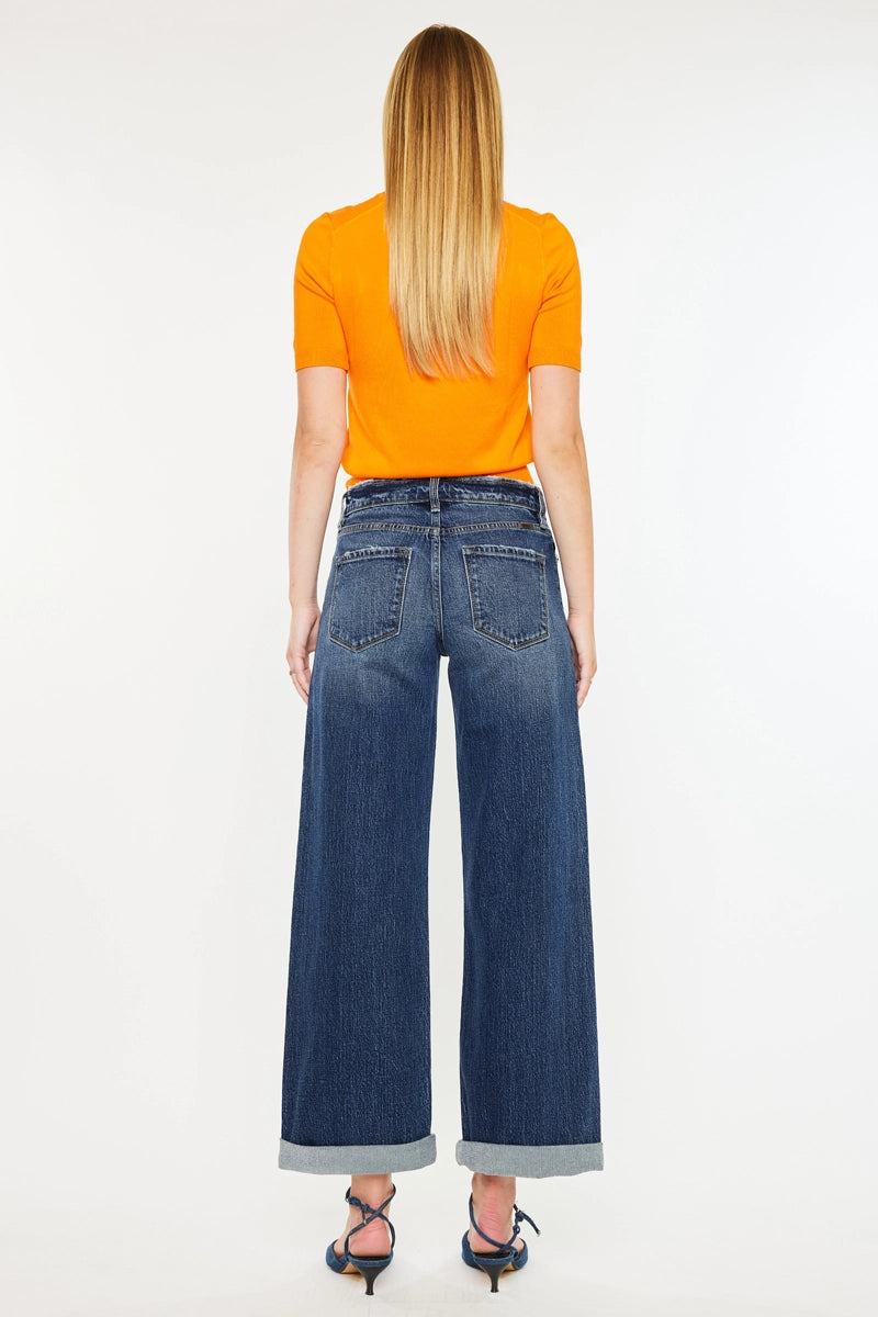 High Rise Wide Leg Jeans