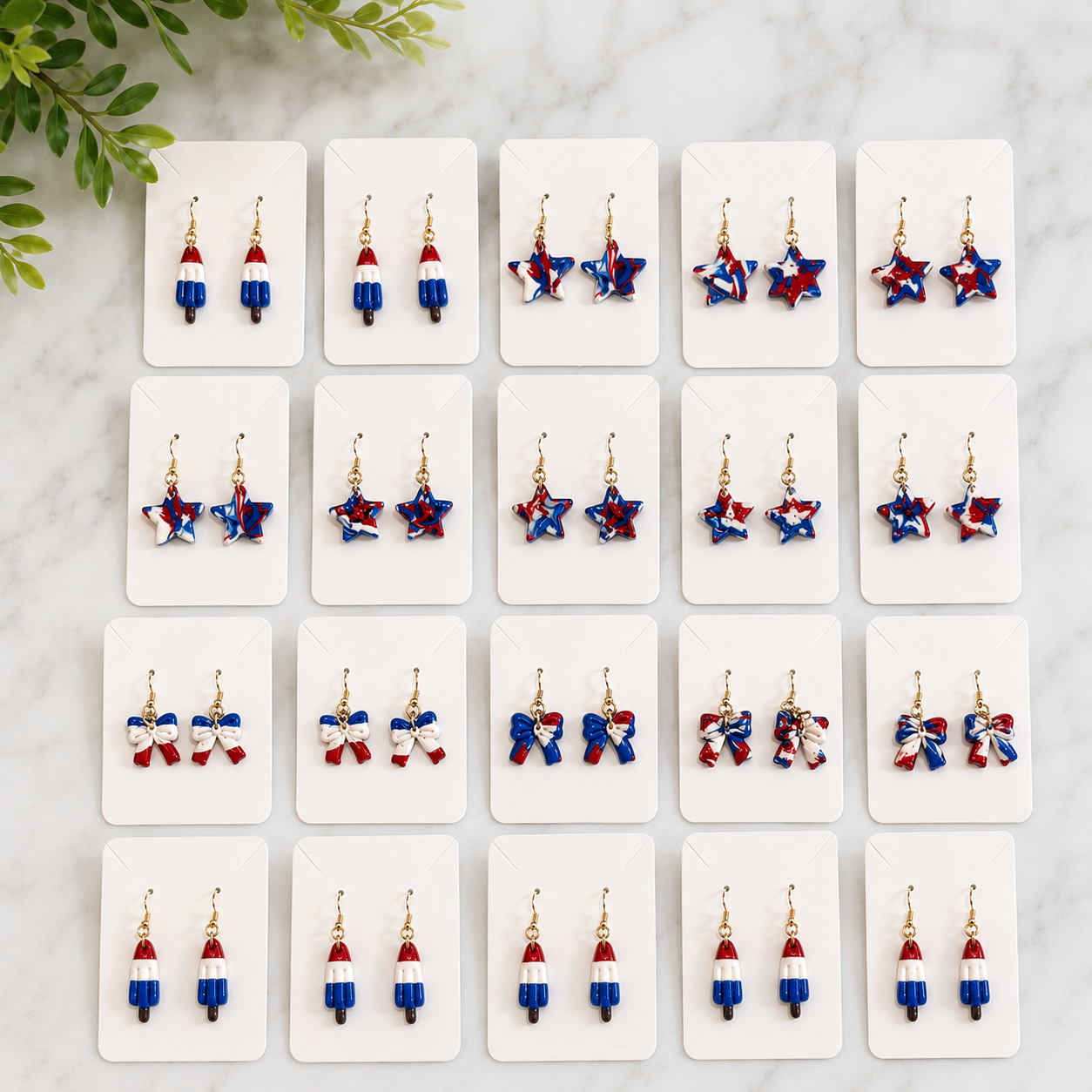 4th of July Earrings