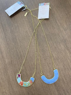 Beach Day Reversible Cradle Necklace