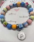 Mother Bracelet - Handmade Clay Beads