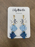 Fish 3 Tier Earrings