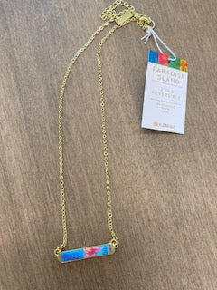 Paradise Island Reversible Mini Bar Necklace