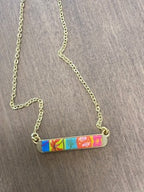 Paradise Island Reversible Mini Bar Necklace