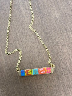 Paradise Island Reversible Mini Bar Necklace