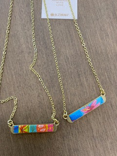 Paradise Island Reversible Mini Bar Necklace