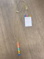 Paradise Island Reversible Vertical Bar Necklace