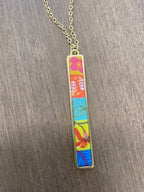 Paradise Island Reversible Vertical Bar Necklace